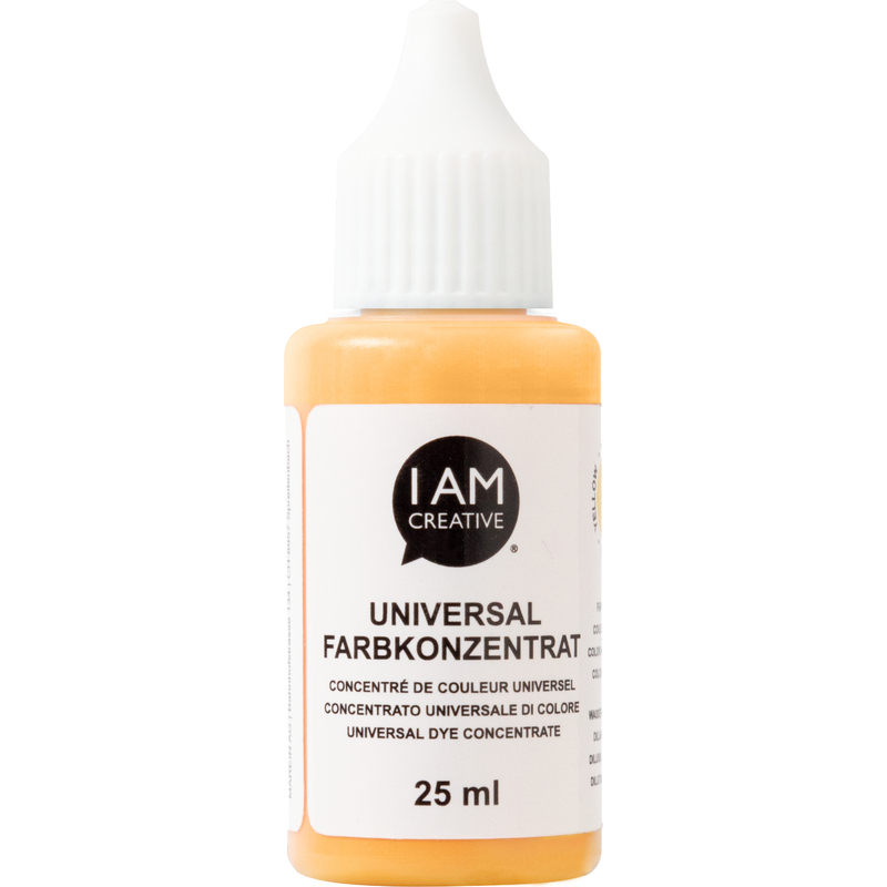 I AM CREATIVE Farbkonzentrat, 25 ml, sonnengelb, 1 Stück