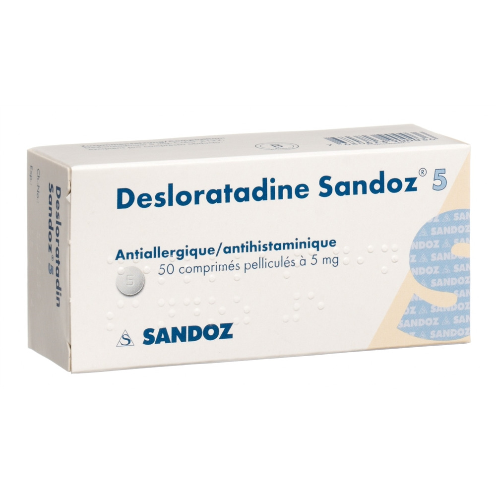 DESLORATADINE Sandoz Filmtabl 5 mg Blist 50 Stk