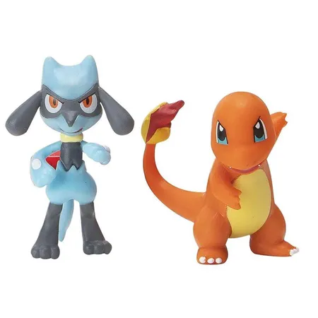Jazwares Pokemon Suprise Attack Game Glumanda vs Riolu