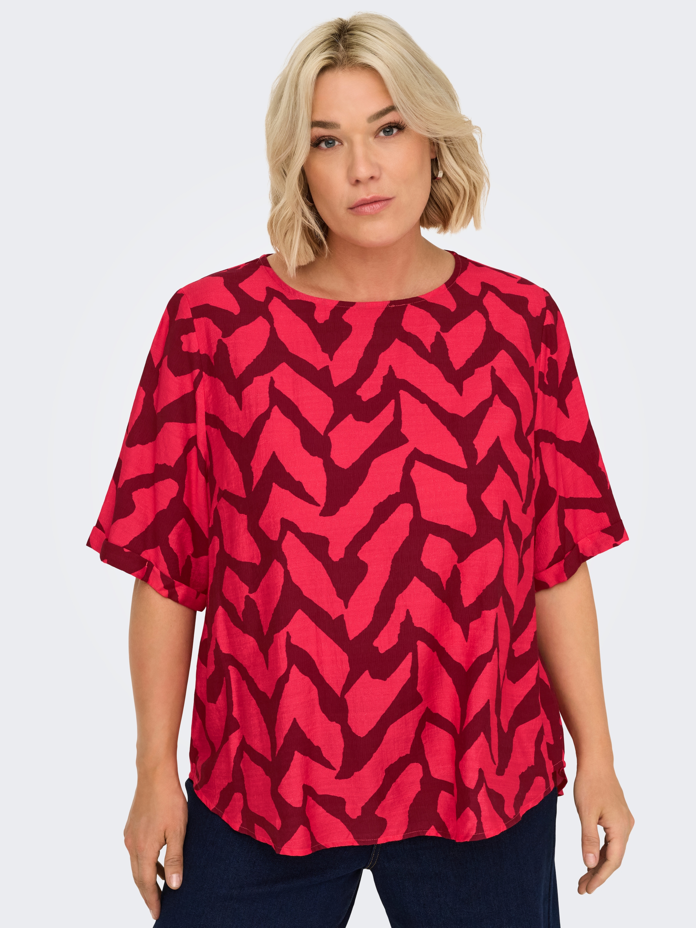 ONLY CARMAKOMA Shirtbluse »CARBERIET SS TOP AOP«