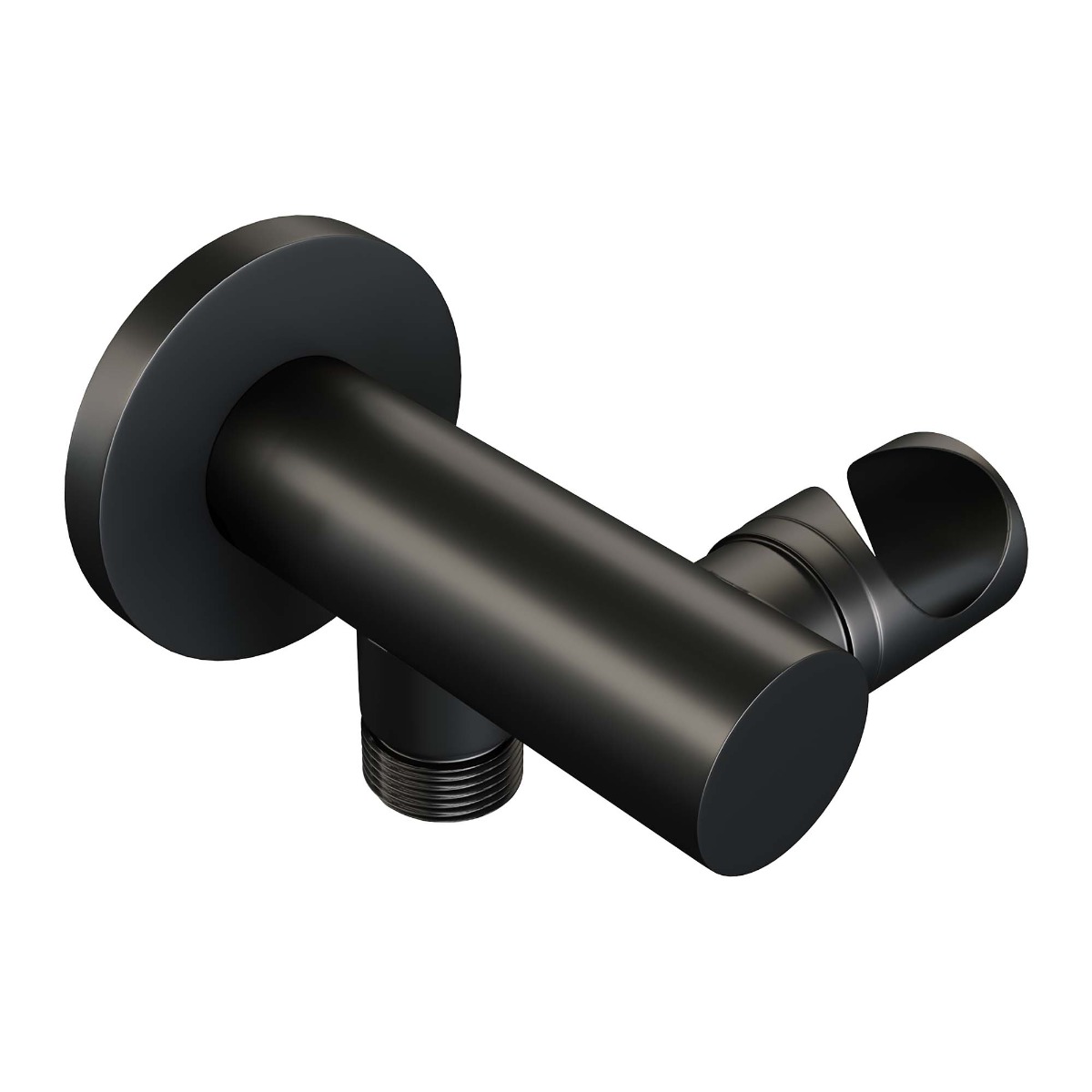 Brauer Black Carving thermostatische inbouw badkraan met badvulcombinatie en 3 standen handdouche set 4 zwart mat