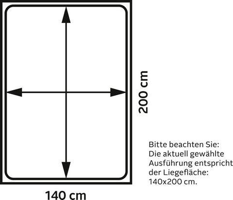 Home affaire Boxspringbett »»Marlou«« inkl. Topper, 3 Breiten, 3 Härtegrad-Ausführungen