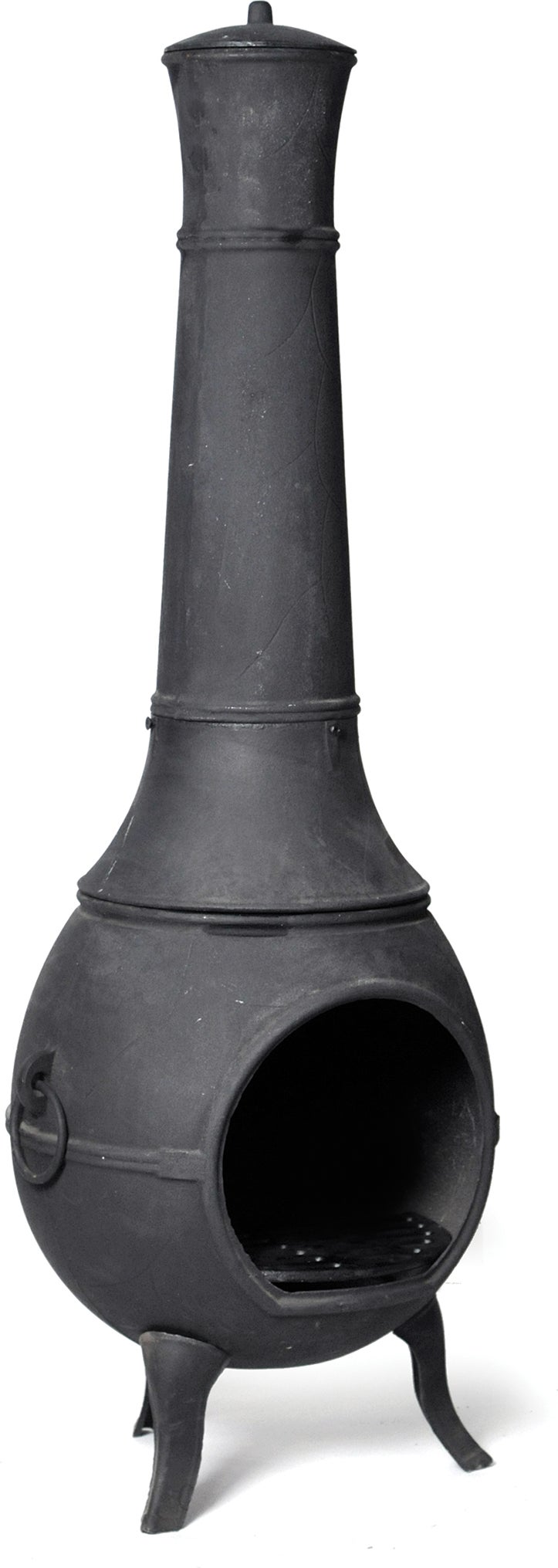 Mega Collections tuinhaard zwart D 57 H 150 cm