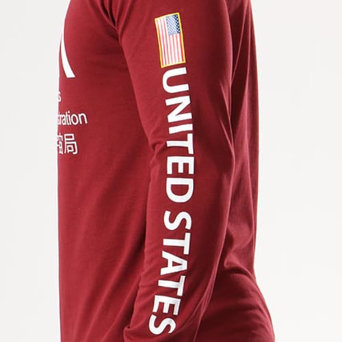 Tee Shirt Manches Longues Admin Bordeaux