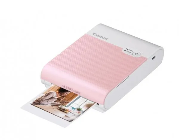 Canon SELPHY Square QX10 - Printer - farve - farvesublimering - 72 x 85 mm op til 0.7 min./side (farve) - Wi-Fi - pink