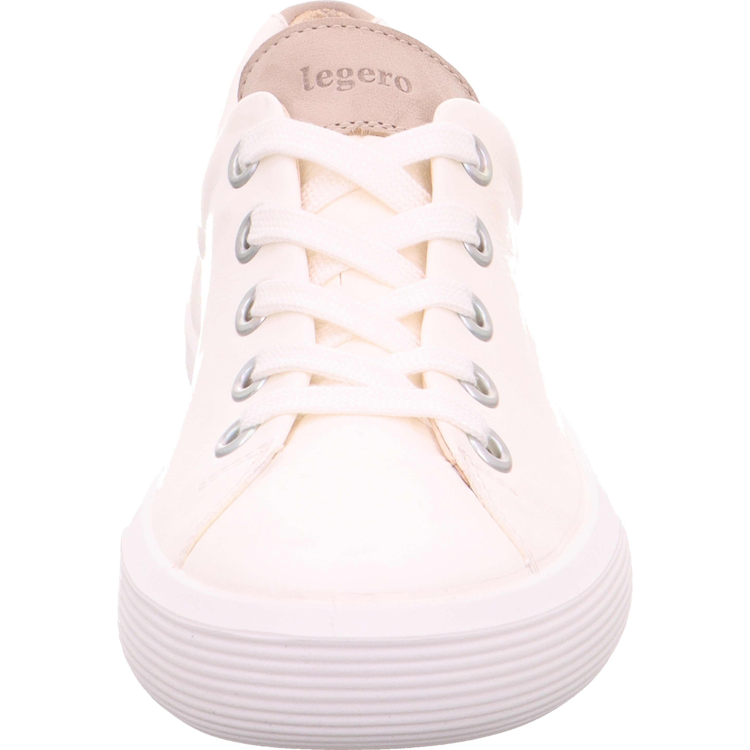 legero FRESH Damen  Sneaker low mit Schnürung - Farbe: Offwhite - Größe: 7