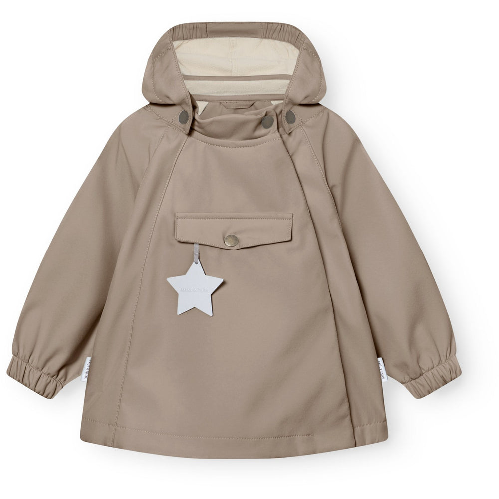Køb Mini A ture Grey Brown Matwai Softshell Jacket. Grs