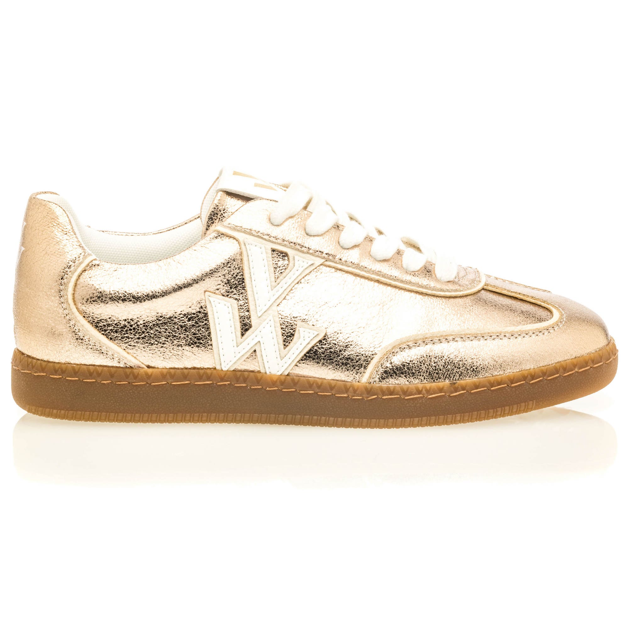 Baskets basses Femme or