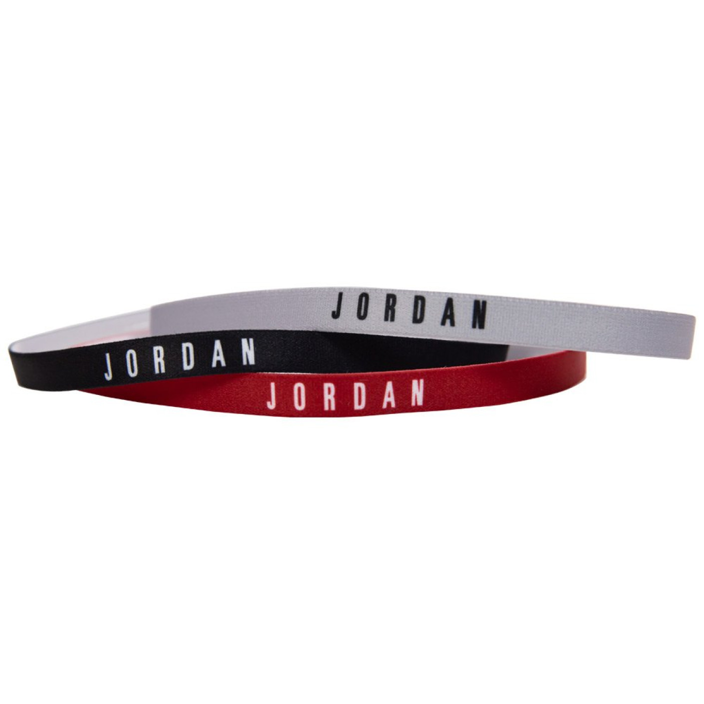 Nike Jordan Haarbanden 3-Pack Wit Zwart Rood