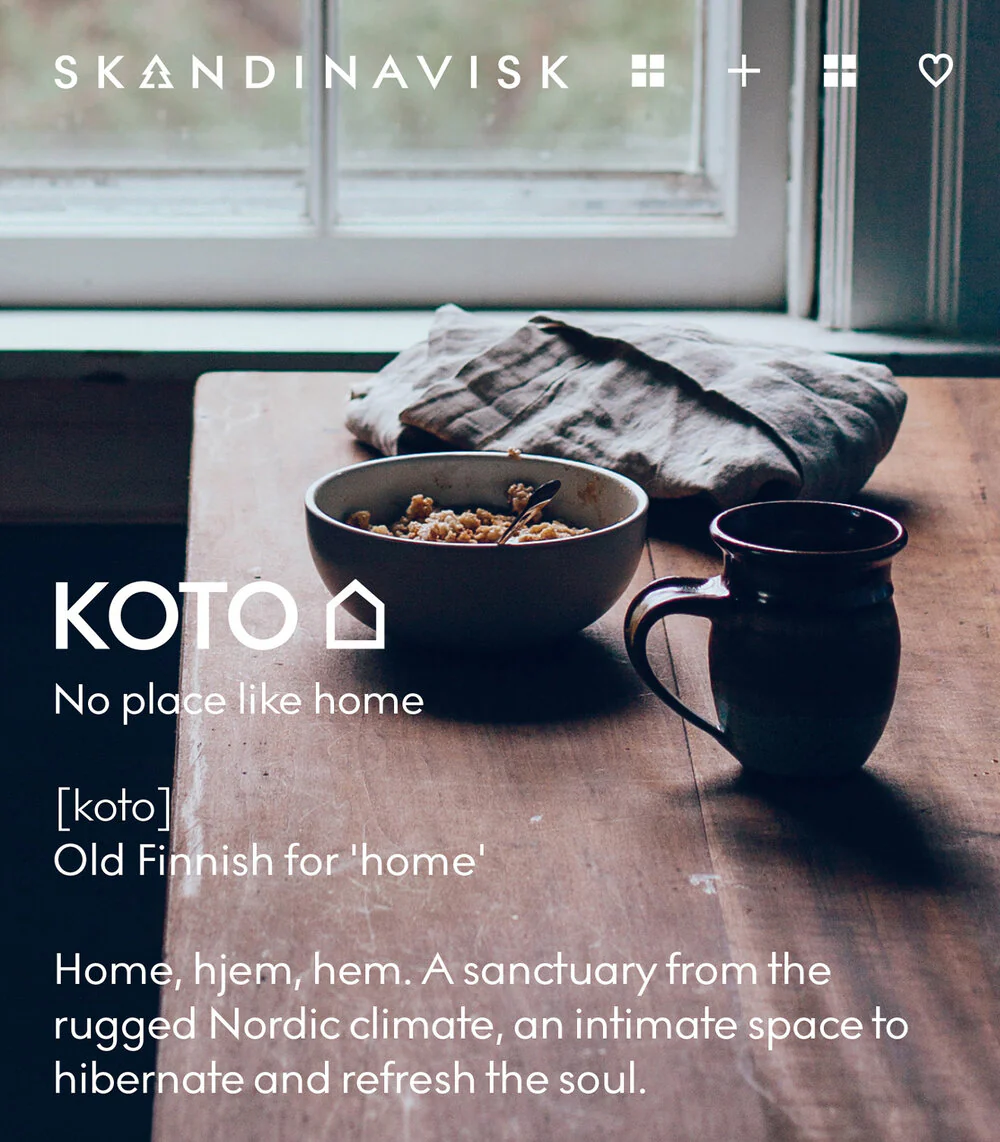 Skandinavisk  Koto duftlys, 200g. - Black