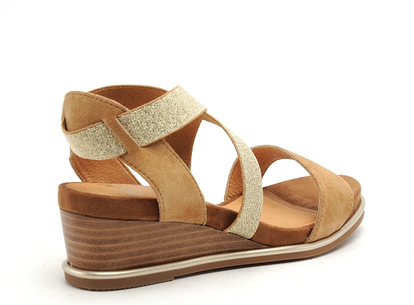Mamzelle nu pieds talons femme naf beige