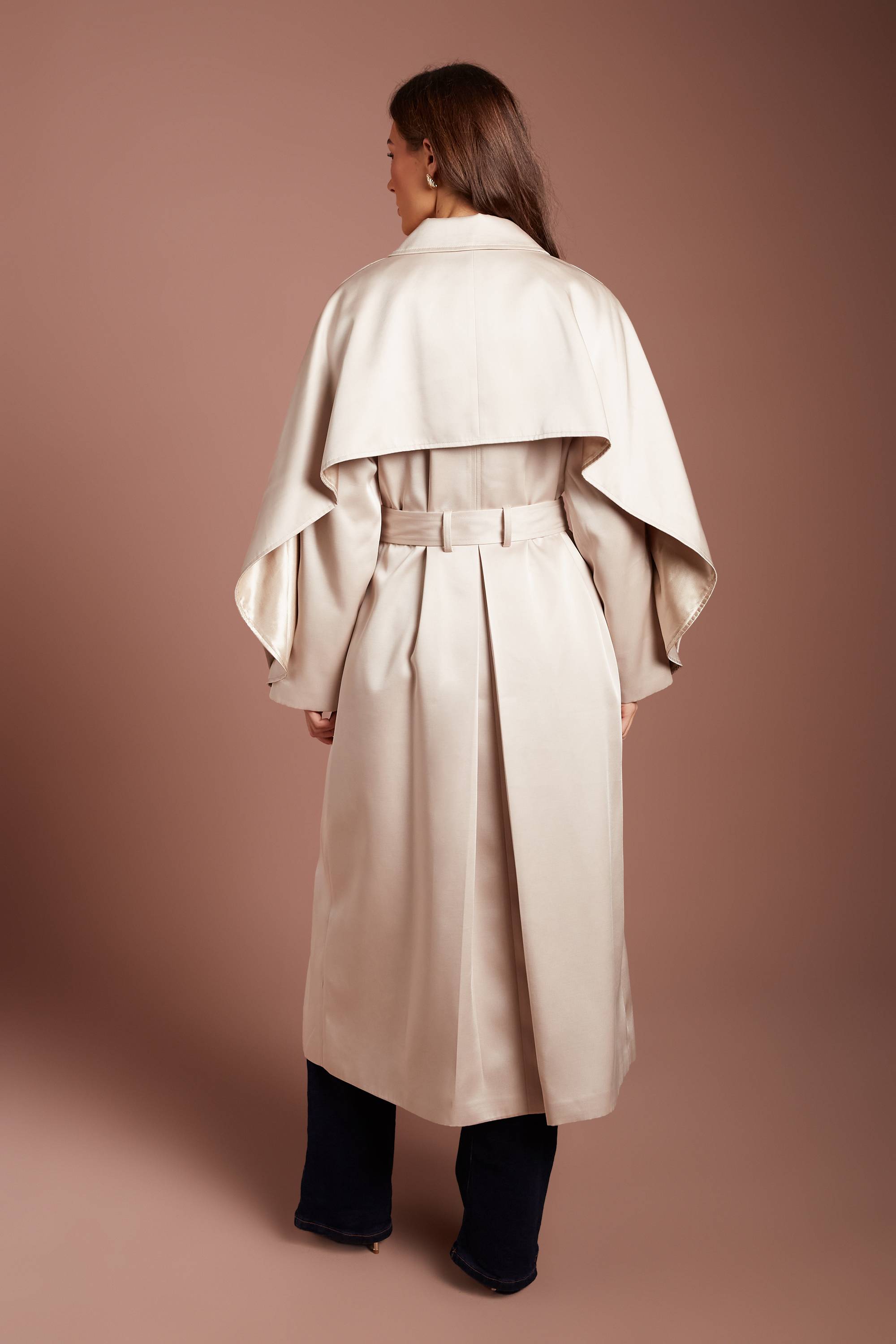 Coast Trench-coat Satiné De Cérémonie