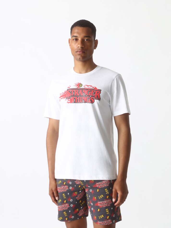 Pijama Stranger Things - Branco