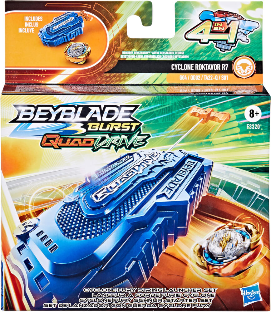 BEY Cyclone Fury String  Launcher Set
