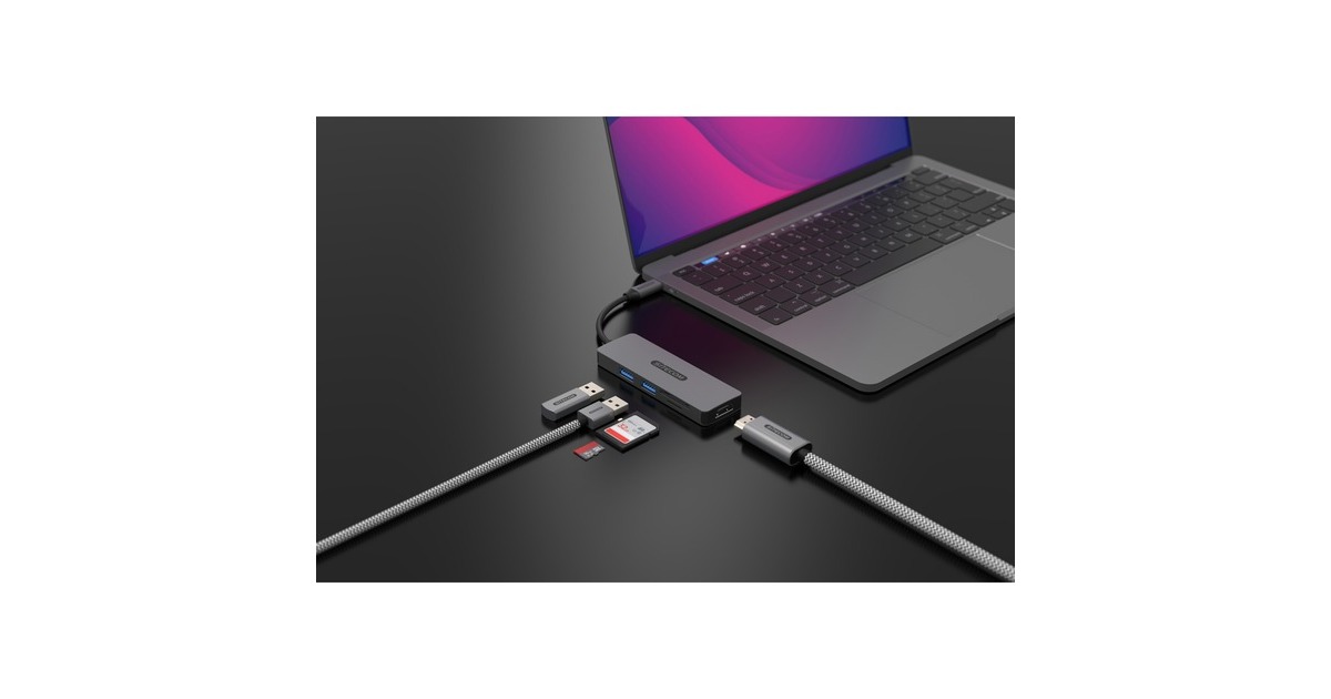 Sitecom5-in-1 USB-C Multiport dockingstation  (Grijs)