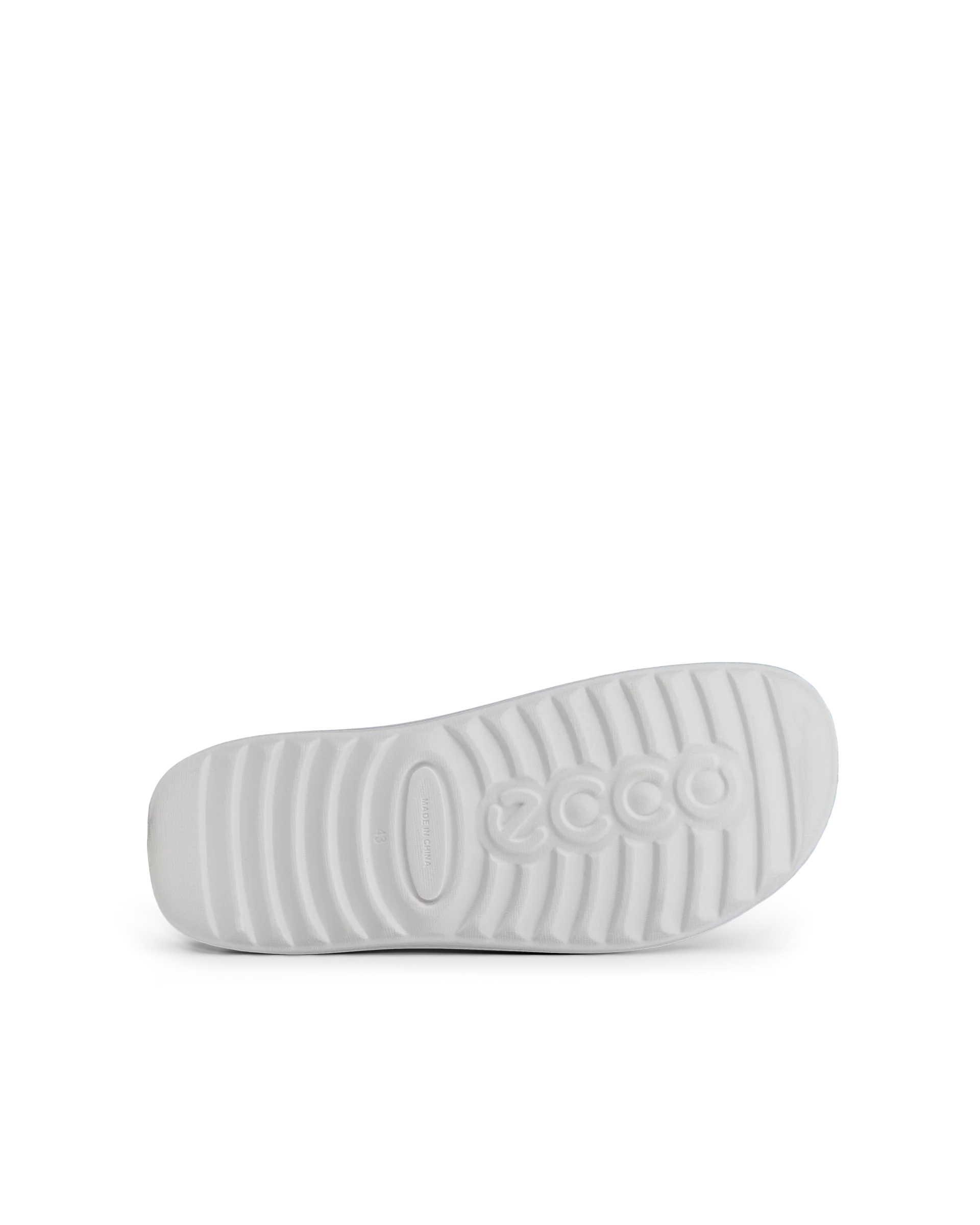 ECCO COZMO SLIDE Unisex Pantolette Weiß