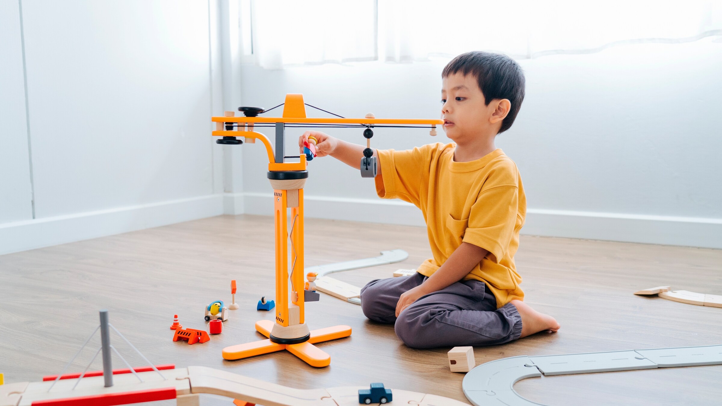 PlanToys Kran-Set