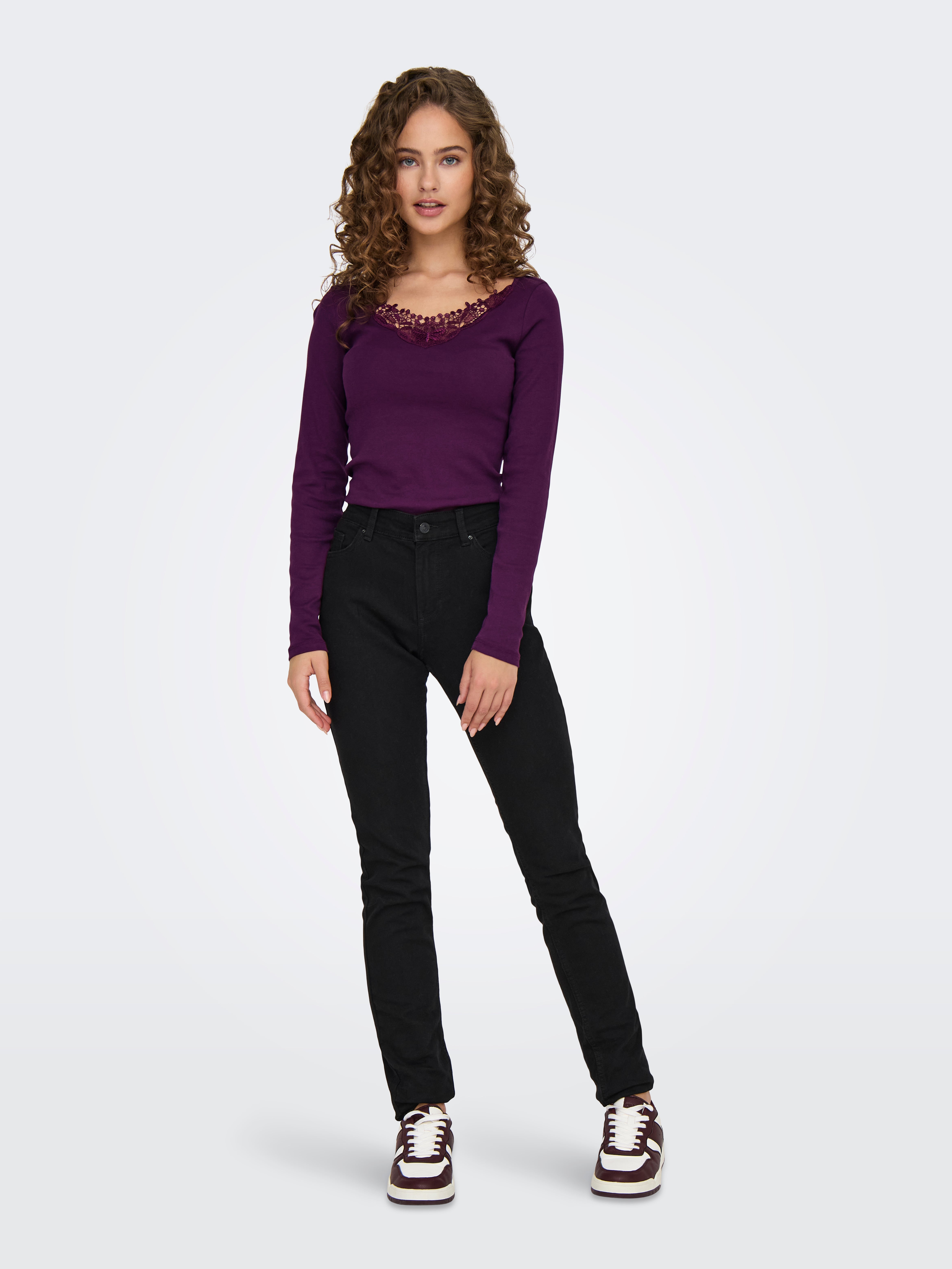 ONLKIRA Top Italian Plum