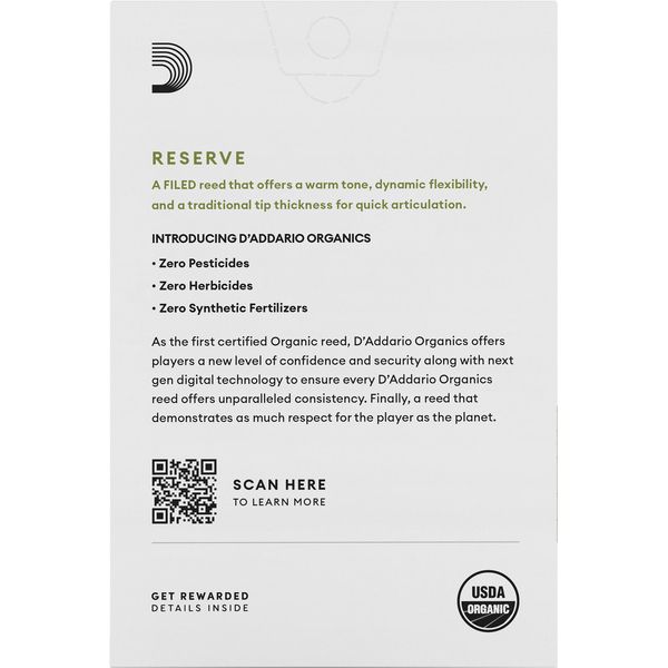 DAddario Woodwinds Organic Reserve SOP 3.5