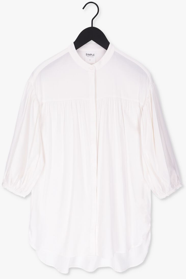 SIMPLE gebroken wit simple blouse woven blouse marin struc