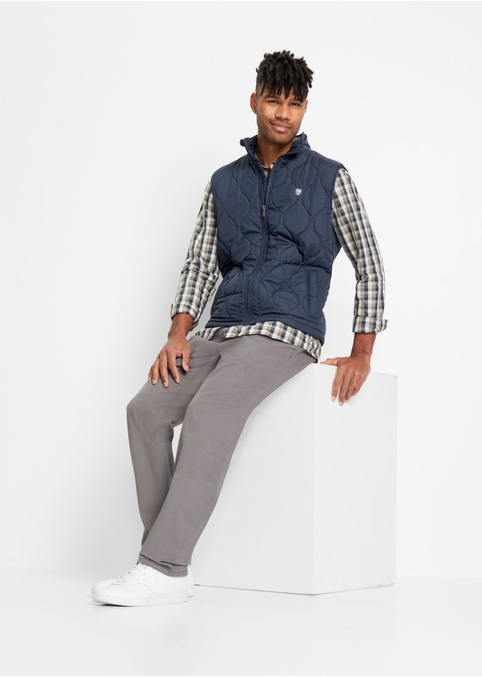 Veste sans manches matelassée en polyester recyclé