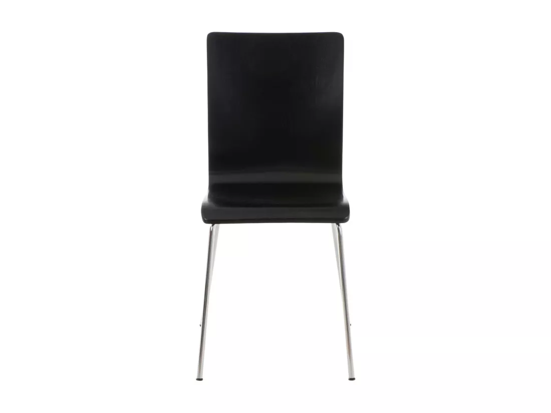 Lot de 4 Chaise de conférence - Bois & Antique - Noir - PEPE