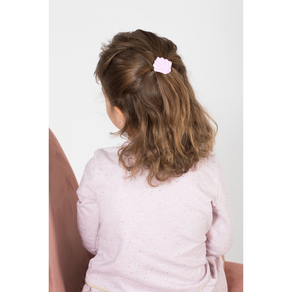 Barrette Coquillage Oxford Rose