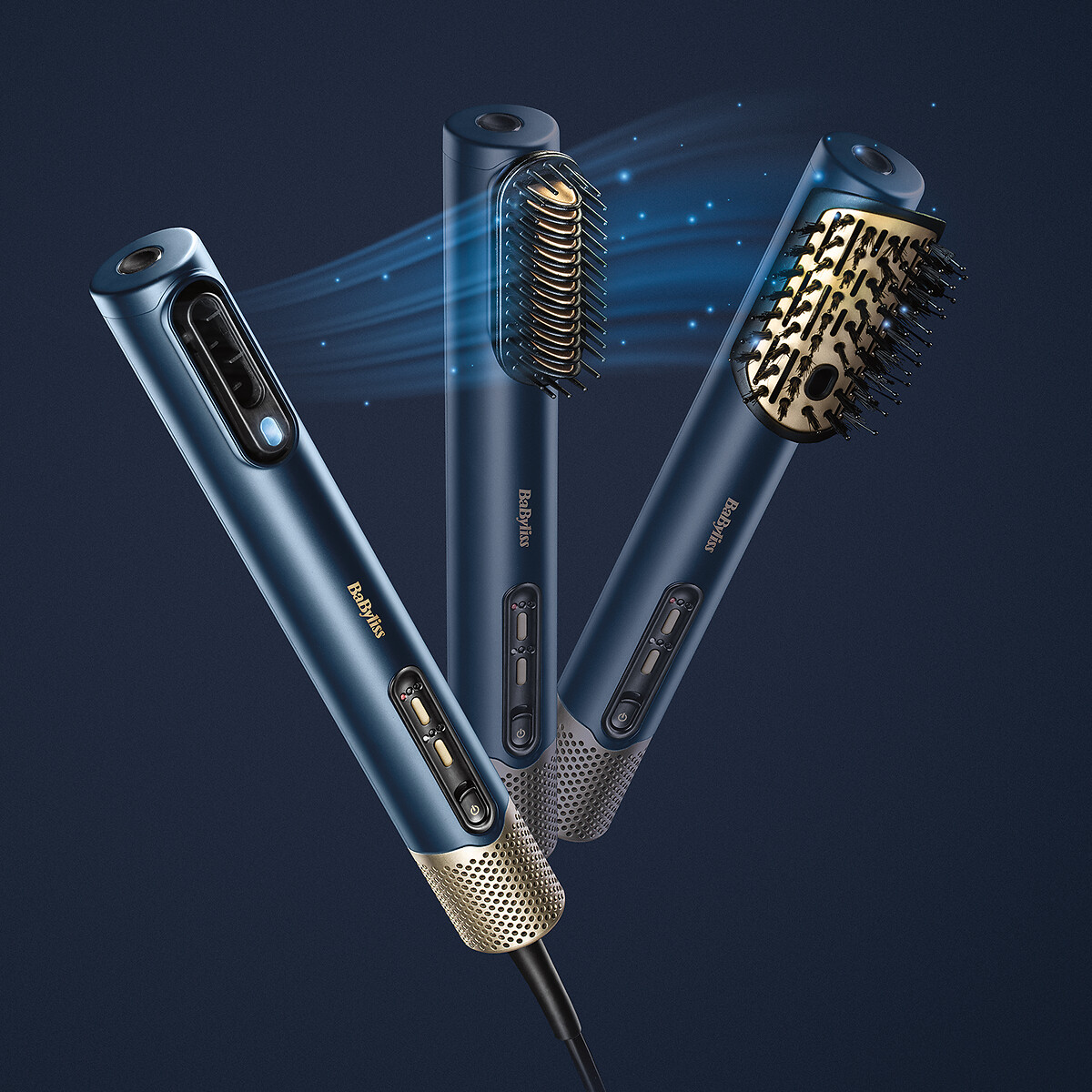 Secador de cabelo BABYLISS AirWand, alisador e modelador tudo-em-um