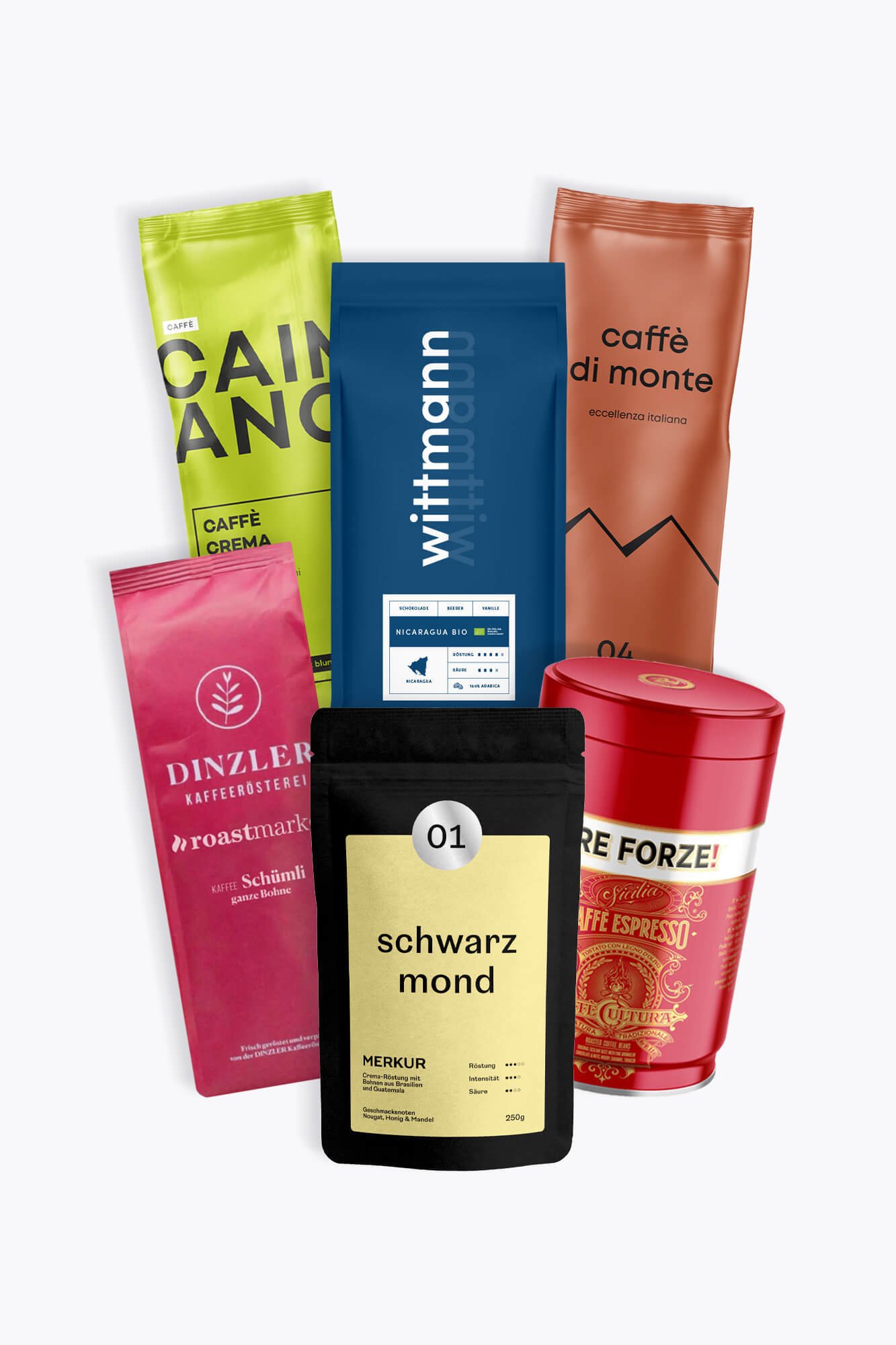 Kaffeebohnen für Vollautomaten - Probierpaket 1,5kg