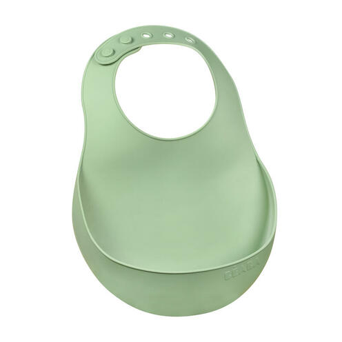 Bavoir silicone Sage Green - BEABA