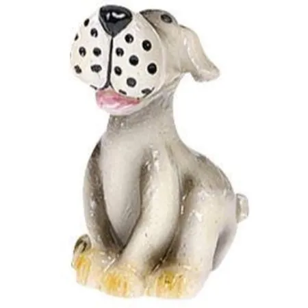 Knorr Prandell Hund, 3 cm, grau, 4er Set