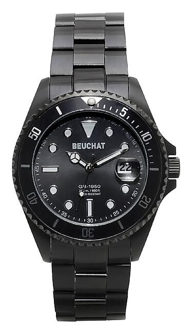 BEUCHAT MONTRE - MONTRE GB1950 ACIER DIAMETRE 44 MM