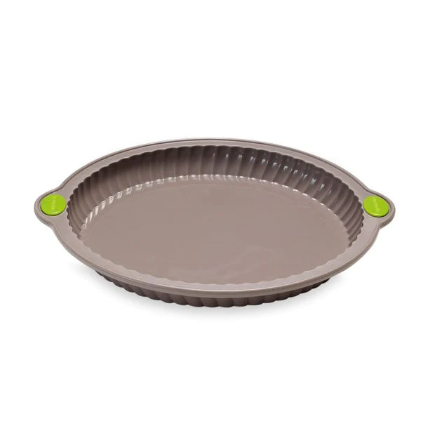 Rigiflex Moule à tarte cannelée en silicone structure acier 26 cm Math