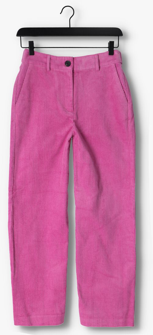 CO\\'COUTURE roze co'couture wijde broek flash corduroy pants