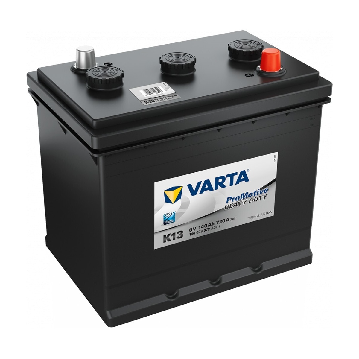 VARTA Promotive HD Batteri 6V 140AH 720CCA (260x175x236mm) +diagonalt K13