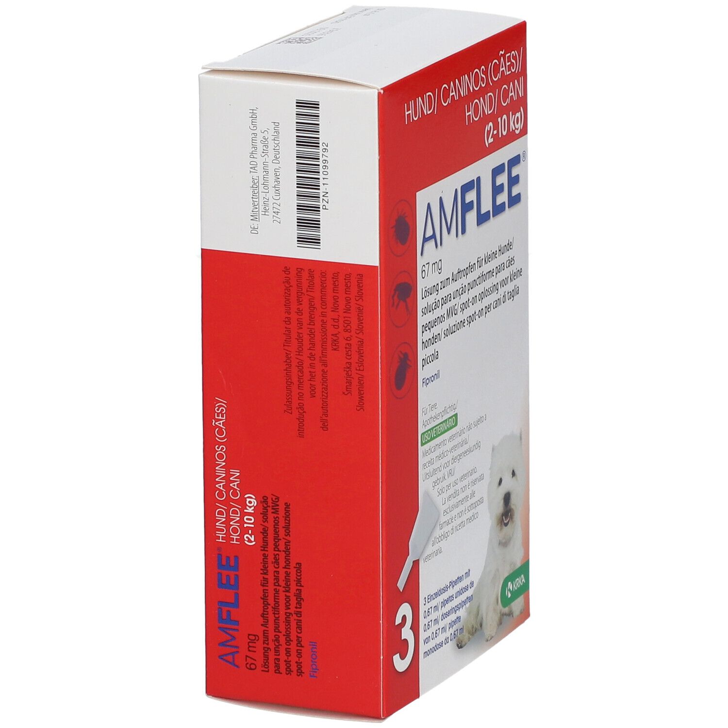 Amflee® 67 mg für kleine Hunde