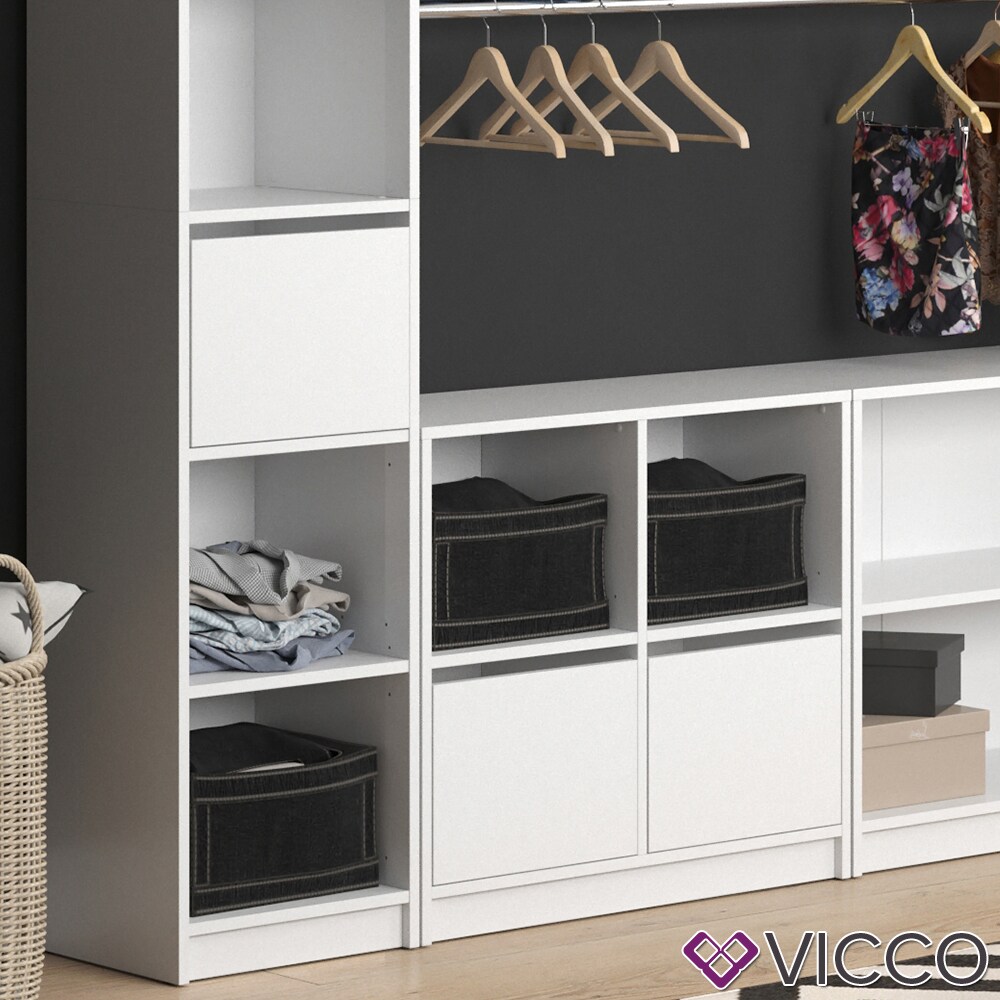 Vicco Kleiderschrank GUEST - Schubladenset zweiteilig Modul Regal Erweiterung