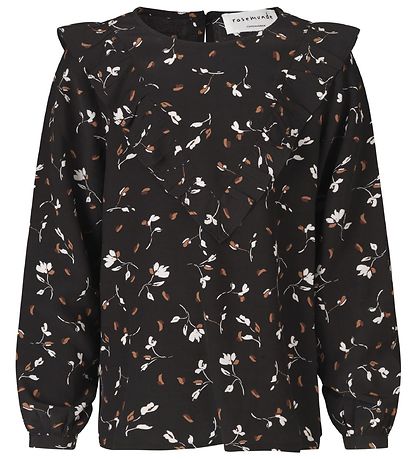 Rosemunde Skjortebluse - Blåck Day Flower Print