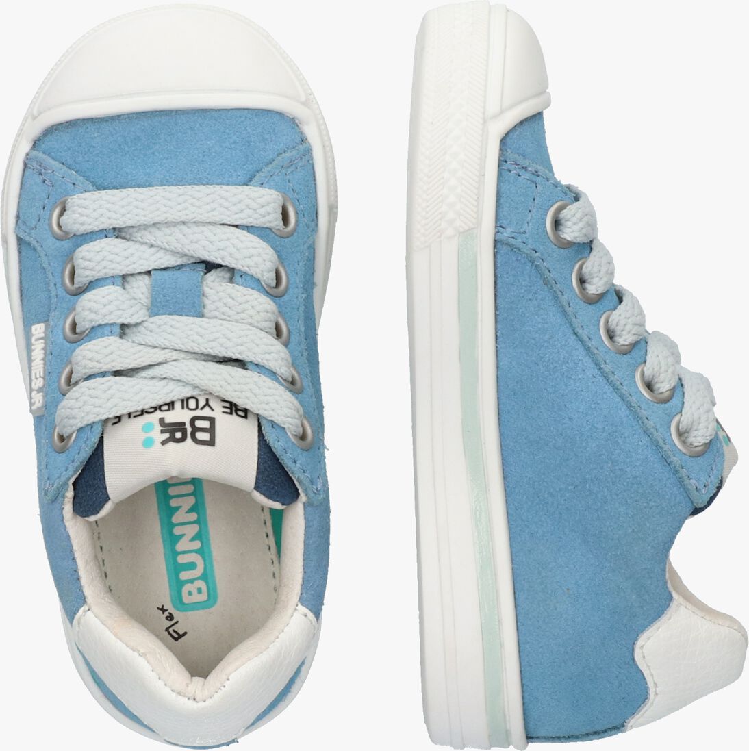 BUNNIESJR blauwe bunniesjr lage sneakers fenn firm