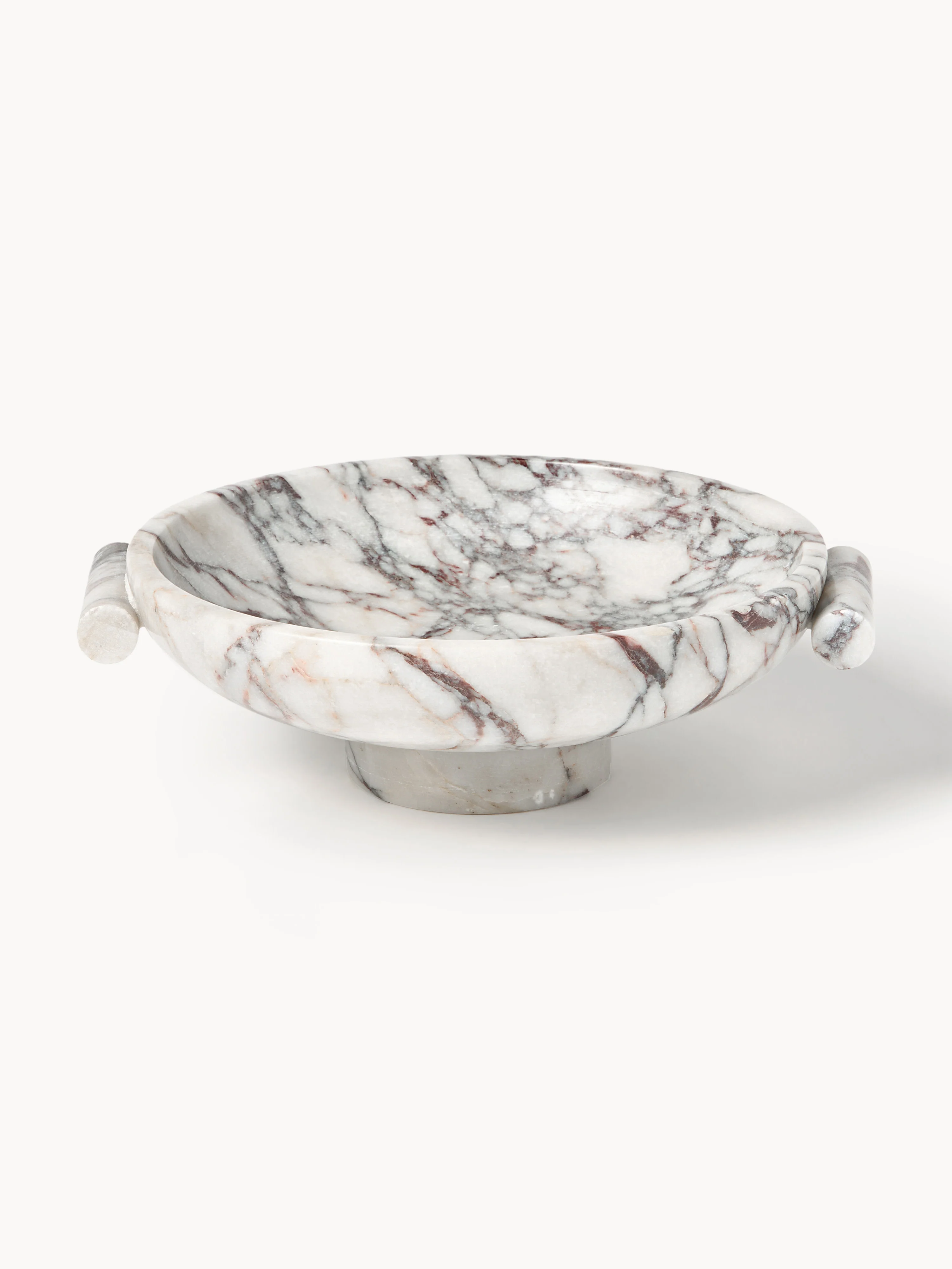 Decoratieve schaal Fossil van marmer
