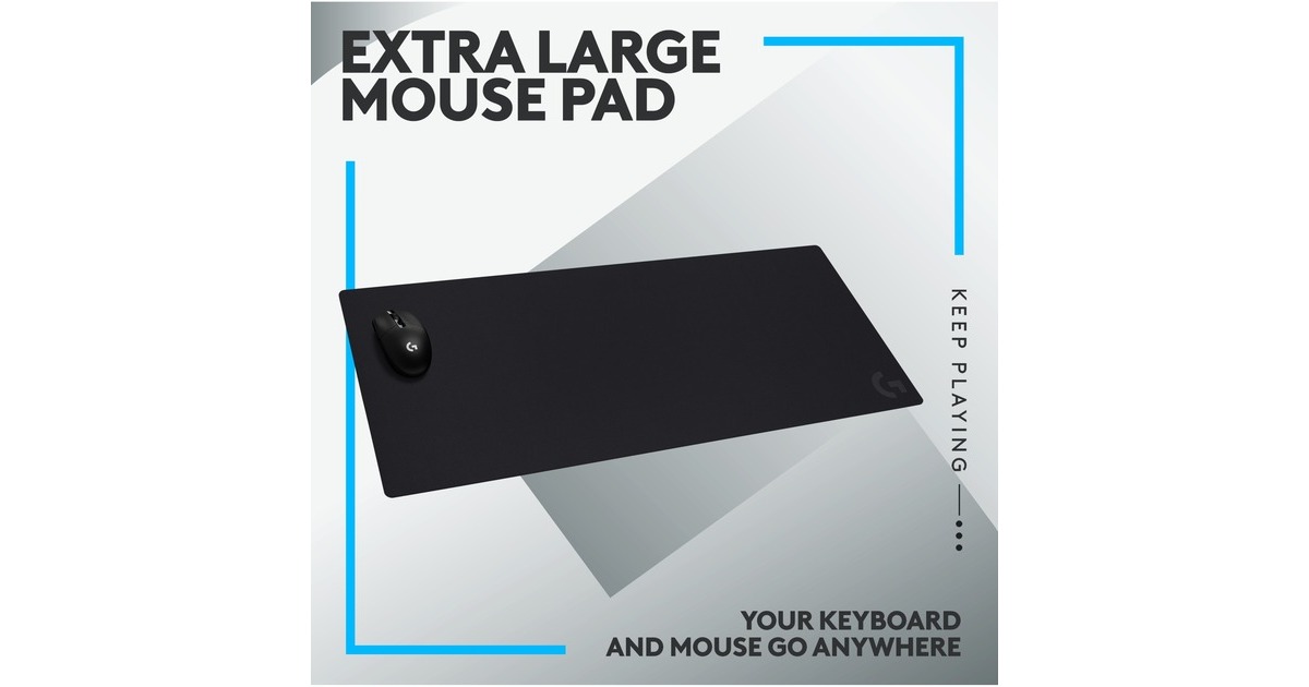 LogitechG840 Extra Large gaming muismat  (Zwart)