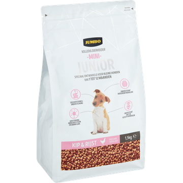 Jumbo Hondenbrokken Junior Kip & Rijst 1,5 kg