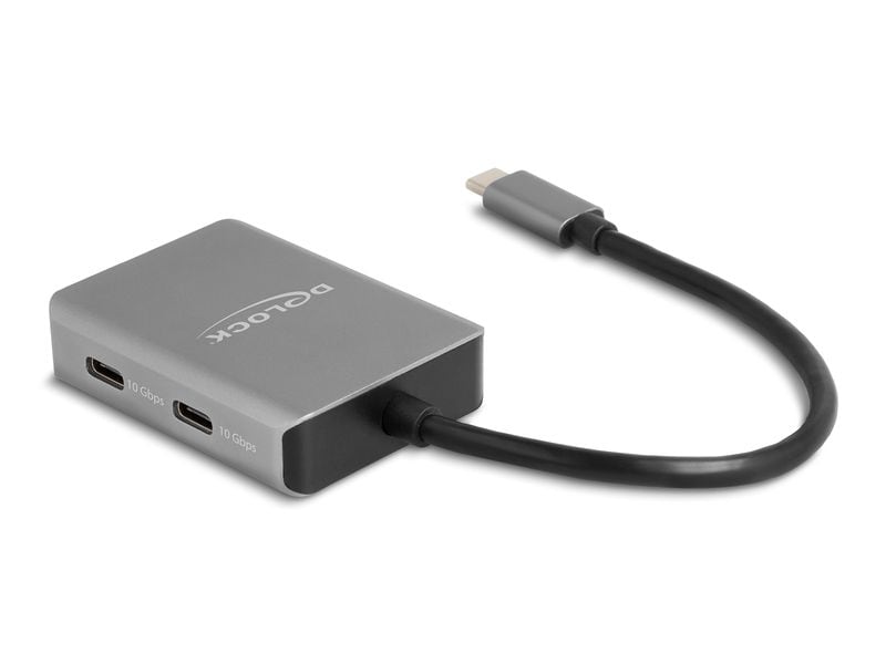 Delock USB-Hub 4 Port USB-C 10 Gbps Delock USB 10 Gbps 4 Port USB Type-C Hub mit USB Type-C Anschluss