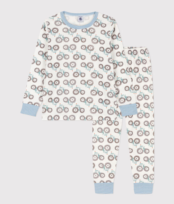 Pyjama tracteur en coton enfant