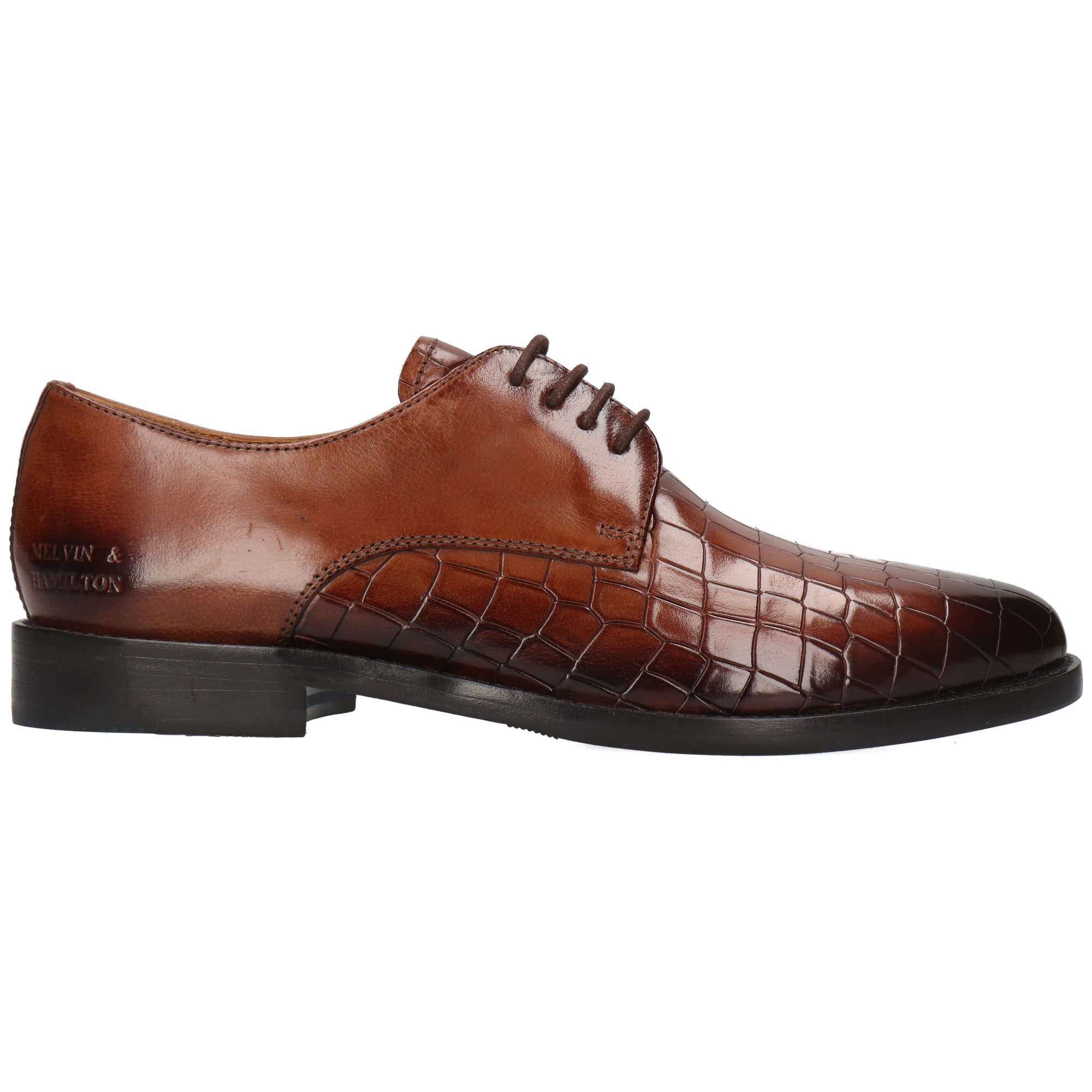 SELINA 55 - Derbies à talon plat | Marron
