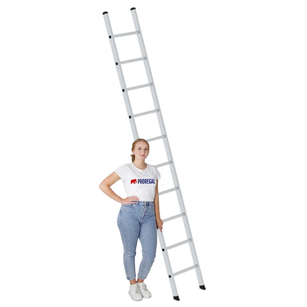 PROREGAL Sportenladder zonder dwarsbalk 10 sporten
