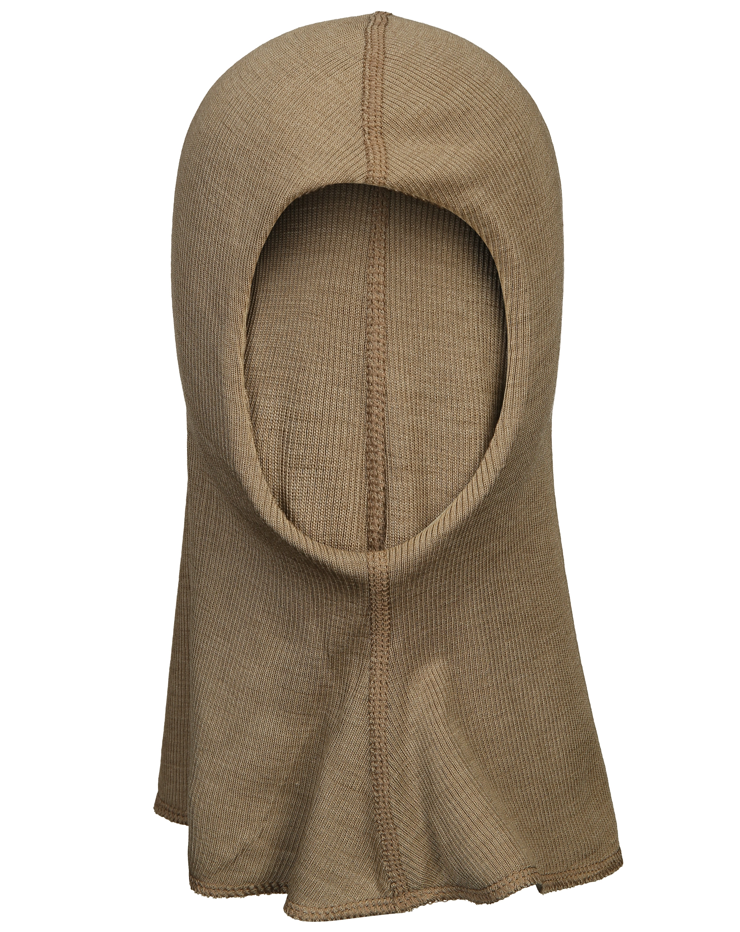 Woll-Schlupfmütze 621 - SILK mit Seide in beige