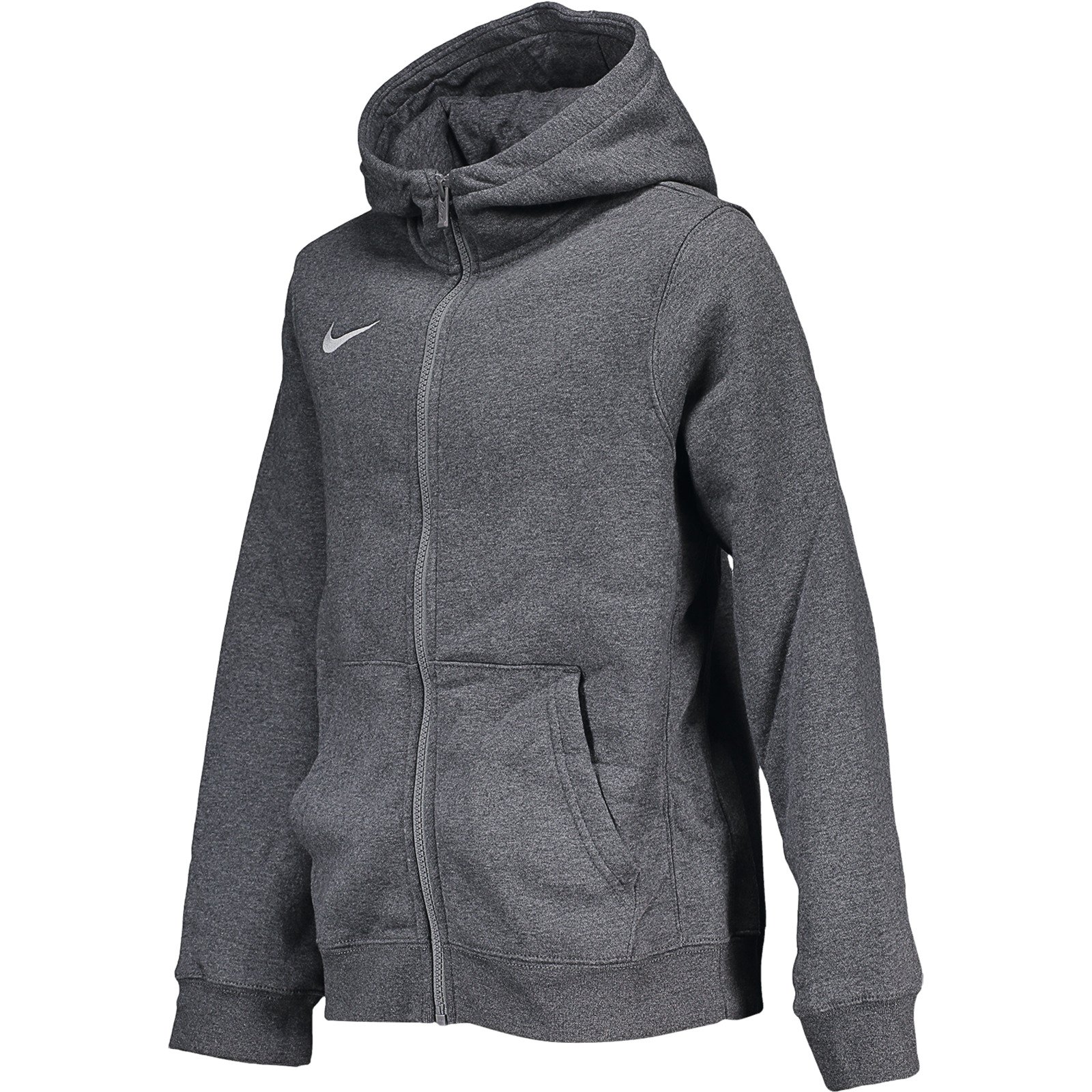 Nike Kinder Hoodie Team Club 20 FZ S, schwarz