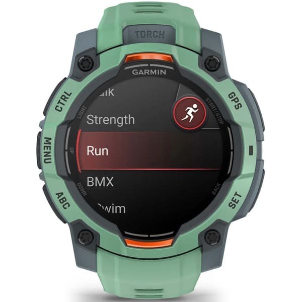 Montre cardio GPS GARMIN INSTINCT 3 45 MM AMOLED N EO TROPIC BEZEL W/ NEO TROPIC BND