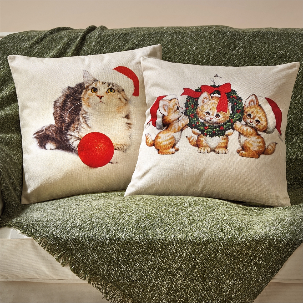 Housse de coussins Noël